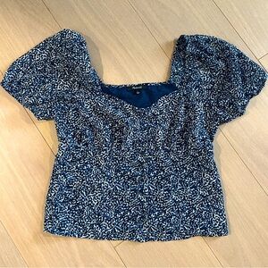 Navy Madewell top